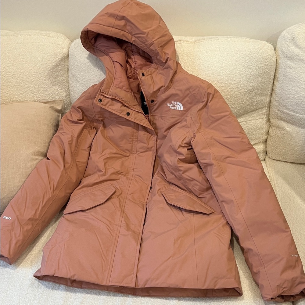 The North Face Women's Peach Hooded Ski Jacket